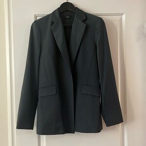 Theory Sedeia LS open front wool blazer. Size 6.